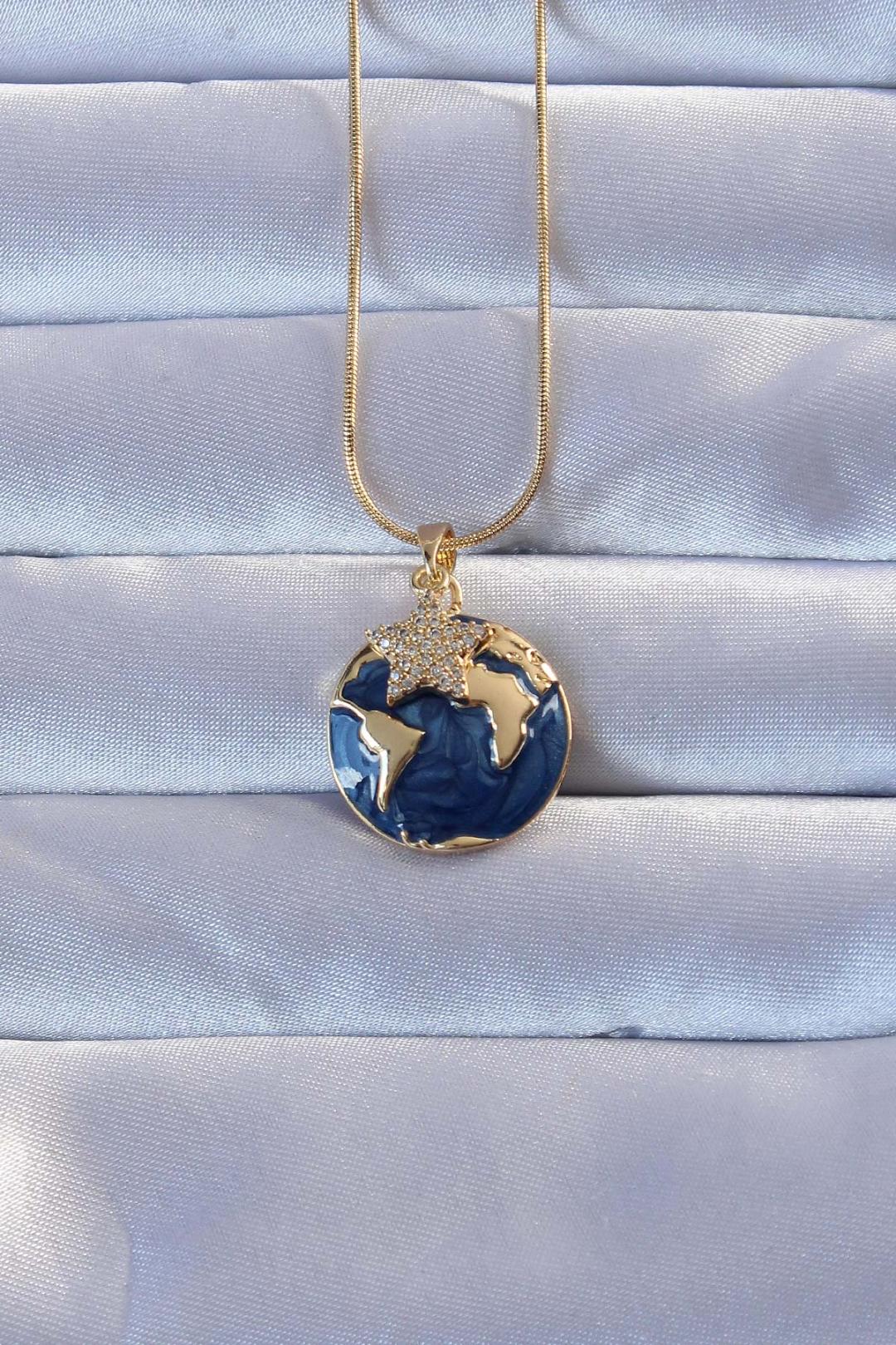 Dünya Kolye Yıldızlı